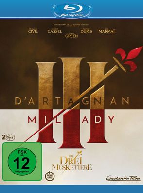 Die drei Musketiere - D'Artagnan / Die drei Musketiere - Milady (Blu-ray)