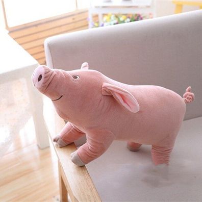 Schwein Kuscheltier - 40 cm Plüschtier süßes Ferkel Stofftier