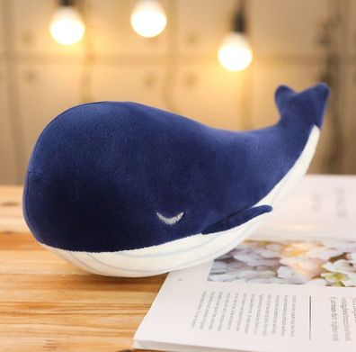 Schlafender Wal Kuscheltier - 25cm süßes weiches Plüschtier Whale