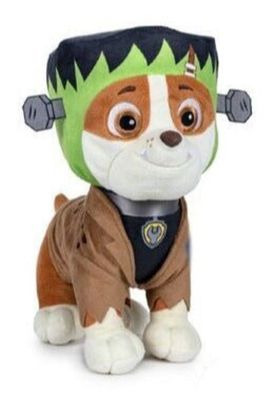 Paw Patrol Halloween Kuscheltier - 20 cm Plüschtier weiches Stofftier Rubble (Franken