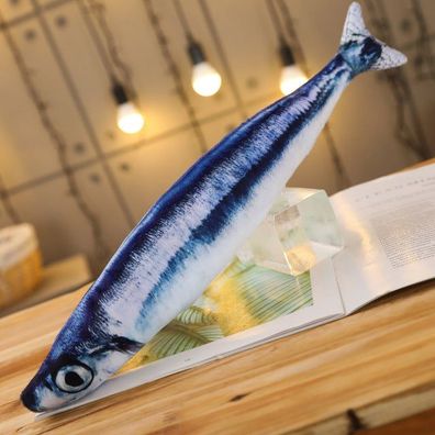Sardine Kuscheltier - 25 cm Plüschtier Fisch Stofftier