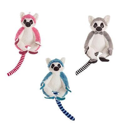 Lemur Kuscheltier - 20 cm Plüschtier Kinder weiches Stofftier Blau