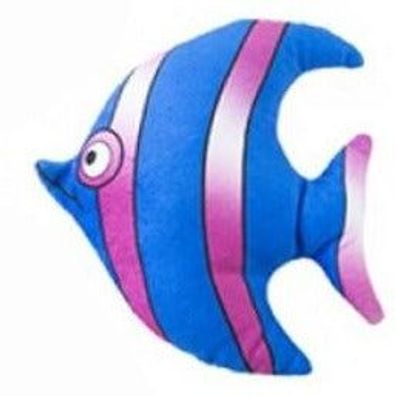 Fisch Kuscheltier 20 cm Plüschtier weiches Kinder Stofftier Blau gestreift