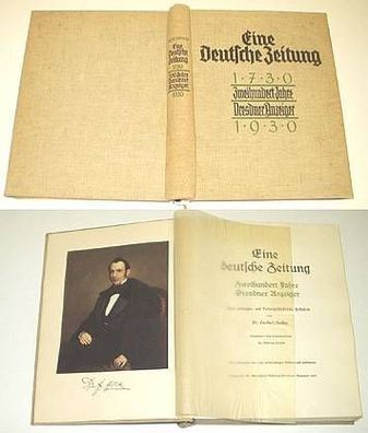 Eine deutsche Zeitung 1730-1930 Zweihundert Jahre