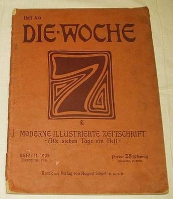 Die Woche / Heft 46 / 7. Jahrgang Berlin 18. 11.1905
