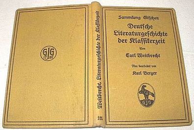 Deutsche Literaturgeschichte der Klassikerzeit
