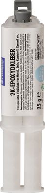 2K-Epoxidklebstoff 25g farblos Doppelspritze PROMAT Chemicals