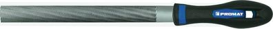 Werkstattfeile DIN 7261 L.150mm Q.16x5mm Hieb 2 Halbrund 2K-Ergo PROMAT