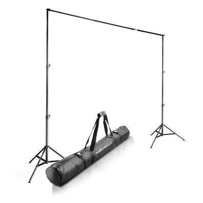 Walimex pro Teleskop Hintergrundsystem L 120-307cm H 102-256cm Fotografie Studio