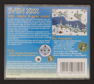 Sven XXX Phenomedia 69 Level PC CD-ROM - Ausführung: mit OVP