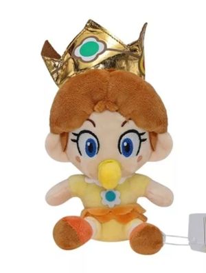 Super Mario baby Prinzessin Daisy Plüsch Figur Stofftier Kuscheltier 16cmm