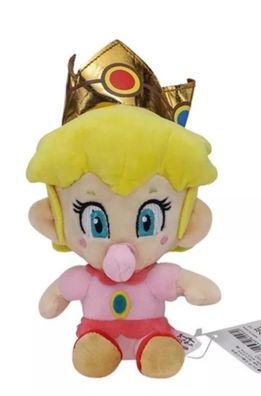 Super Mario baby Prinzessin peach Plüsch Figur Stofftier Kuscheltier 16cmm