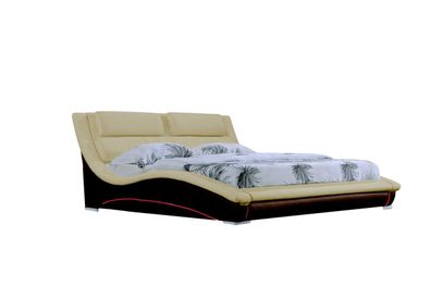 Polsterbett Lederbett BETT BETT MODELL S-9110 180X220CM SOFORT