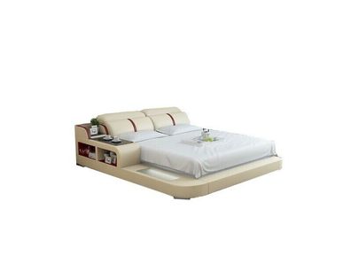 Design Leder Bett Luxus Polster Betten Doppel Modernes 180x200cm Sofort