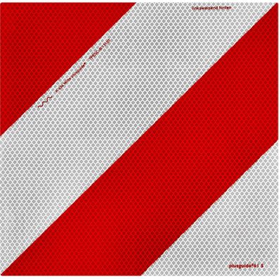 Parkwarntafel, 285x285mm, rot/weiß, retroreflektierend RA3