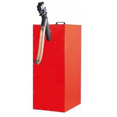 Atmos Platzspar Pelletsilo 240 Liter mit Förderschnecke rot Behälter für A25/45