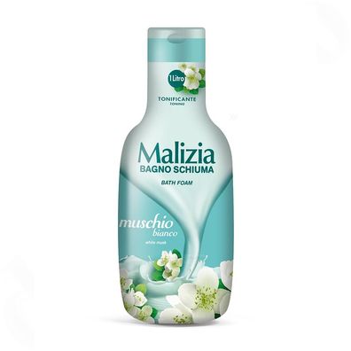 Malizia muschio bianco / WEIßER Moschus - Badeschaum 1000ml