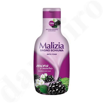 Malizia mora & muschio Brombeere & Moschus Badeschaum 1000ml