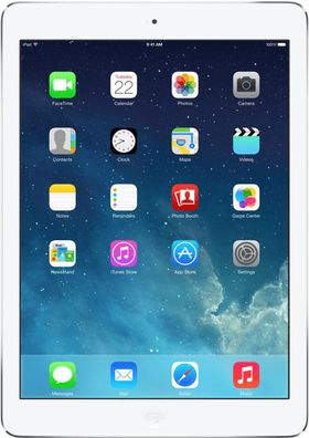 Apple iPad Air (2013) 1. Generation 32GB Wi-Fi+LTE Silver - Sehr Guter Zustand