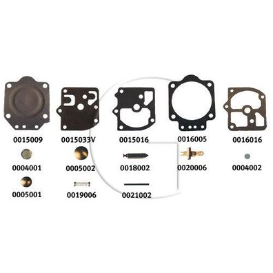 Original Membranen - RB KIT für Vergaser: C2S-H5, C2S-H5A ZAMA