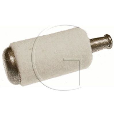 Kraftstofffilter / L = 38 mm / Ø = 16 mm / Nippel = 5,2 mm - Filz