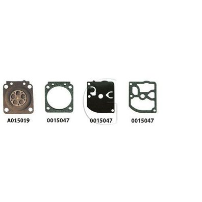 Original Membranen - D&G KIT für Vergaser: C1M-W26, C1M-W26A, C1M-W26C