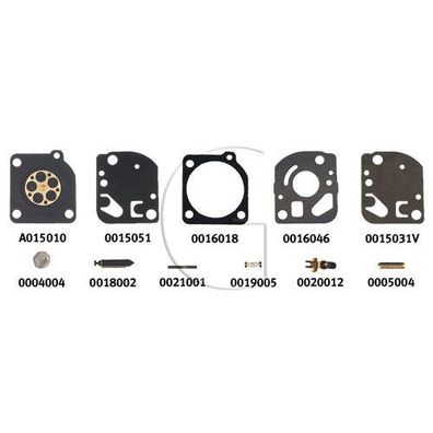 Original Membranen - RB KIT für Vergaser: C1U-K18B - ZAMA