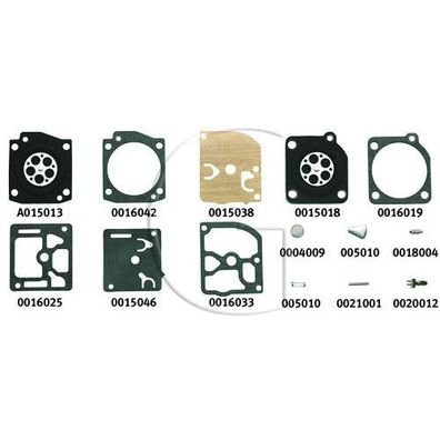 Original Membranen - RB KIT für Vergaser: C1Q-K64, C1Q-K64A, C1Q-K79