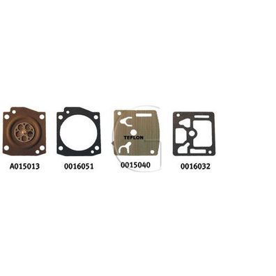 Original Membranen - D&G KIT für Vergaser: C3-E8, /E9, /EL15, /EL16, /EL17/EL18