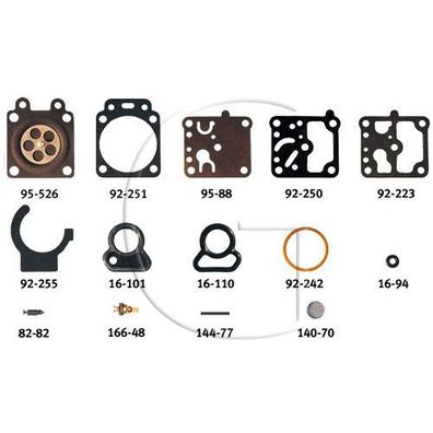 Original Membranen - RB KIT für Vergaser: WZ - WALBRO