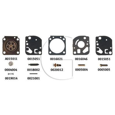 Original Membranen - RB KIT für Vergaser: C1U-H10 , (A>D), C1U-H11, (A>K), C1U-H12