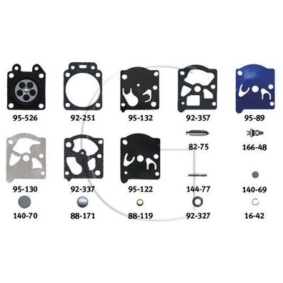 Original Membranen - RB KIT für Vergaser: WT - WALBRO (1)