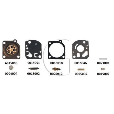 Original Membranen - RB KIT für Vergaser: C1U-K47, C1U-K51, C1U-K52, C1U-K53, C1U-K55