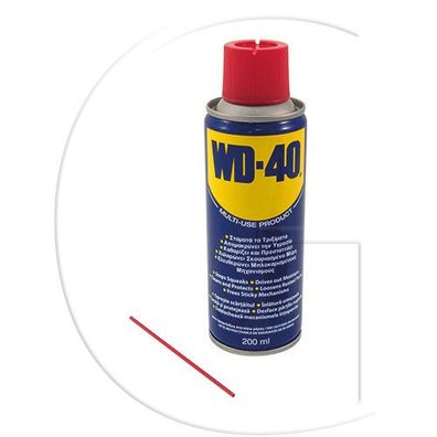 WD-40 multi Spray / Inhalt = 200 ml - Rostlöser, Schmiermittel, Kontaktspray,