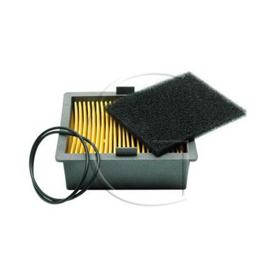 Luftfilter / L = 129 mm / B = 110 mm / H = 43 mm - KUBOTA / (vgl.) Orig. 12545 11080