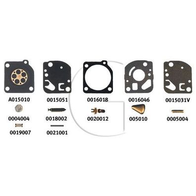 Original Membranen - RB KIT für Vergaser: C1U-K21, (A>B), C1U-K22A, C1U-K23, (A>B)