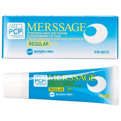 SHOFU Merssage - Tube 40 g Pfefferminze, mit Fluorid