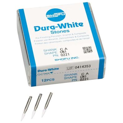 SHOFU Dura-White - Packung 12 Stück CN1, RA, ISO 024
