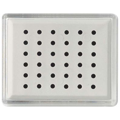 Euronda Bohrerständer - Stück für 36 RA Instrumente, 64 x 53 x 35 mm