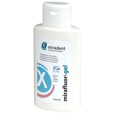 Hager & Werken mirafluor®-gel - Flasche 250 ml Erdbeere