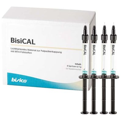 bisico BisiCAL - Packung 4 x 1 g Spritze, 50 Appli-Tipps