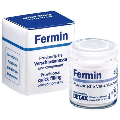 DETAX Fermin - Packung 40 g Glas-Tiegel weiß opaque