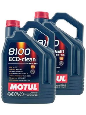 Motul 8100 Eco-clean 0W-20 2x5 Liter