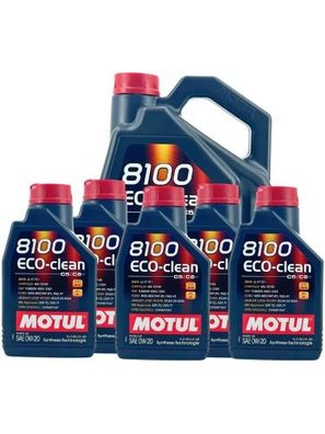 Motul 8100 Eco-clean 0W-20 5 + 5 Liter
