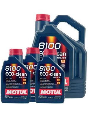 Motul 8100 Eco-clean 0W-20 5 + 3 Liter