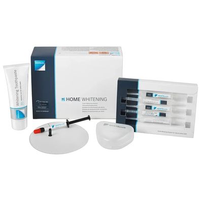WHITEsmile HOME Whitening - Slim Kit 8 x 1,2 ml Zahnaufhellungsgel 16 % CP, 2 x 1,2 m