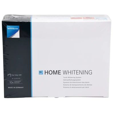 WHITEsmile HOME Whitening - Slim Kit 8 x 1,2 ml Zahnaufhellungsgel 10 % CP, 2 x 1,2 m