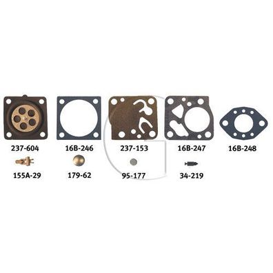 Original Membranen - RB KIT für Vergaser: HU - Tillotson (3)