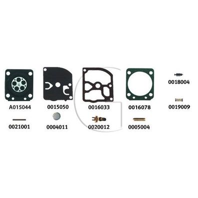 Original Membranen - RB KIT für Vergaser: C1Q-EL20, C1Q-EL20A, C1Q-EL20B, C1Q-EL20C