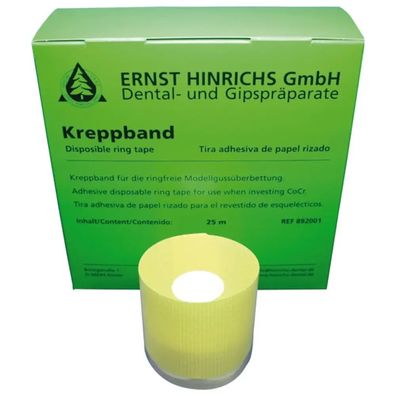 ERNST Hinrichs Kreppband - Rolle 25 m